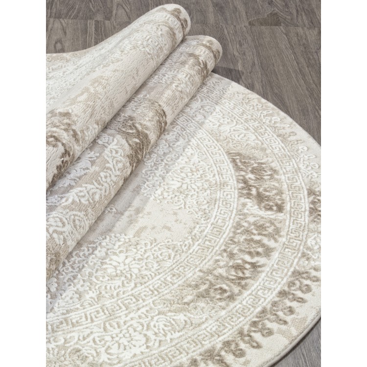 Ковер Armina 04087A BROWN / BROWN Овал